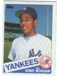 1985 Topps Baseball Cards      016      Bobby Meacham